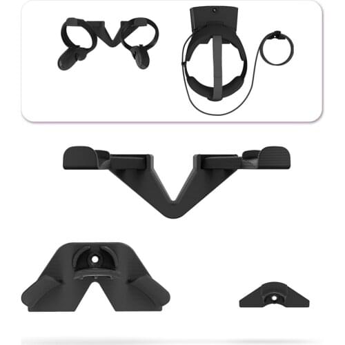 Wall Mount Holder Bracket for Oculus Rift S VR Headset Touch Controllers Accessories Cable Hook Storage Stand