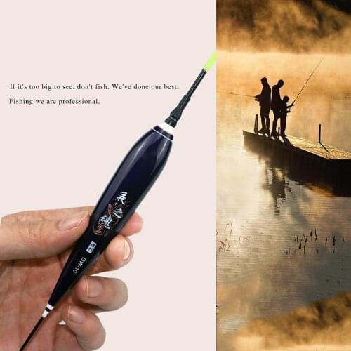 RQNQ1pcs 2021 NEW Smart LED Fishing Float 6-25g Fish Bite Eye-catching Night Fishing Buoy Super buoyancy Fishing Shallow Water