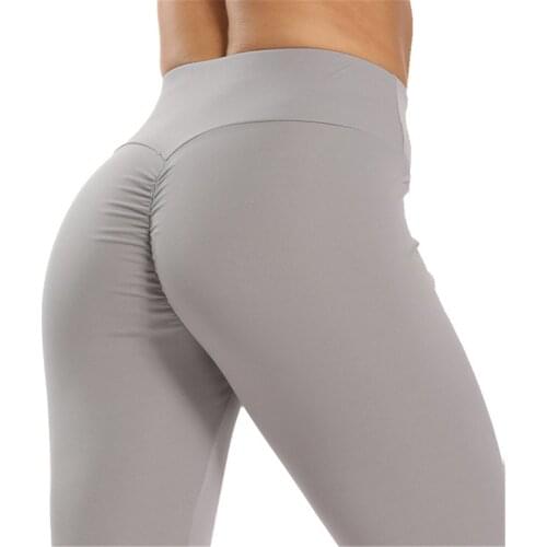 QLUKEOYY Solid Tights Yoga Pants Women Seamless High Waist Leggings Breathable Gym Fitness Push Up Clothing Girl Yoga Pant