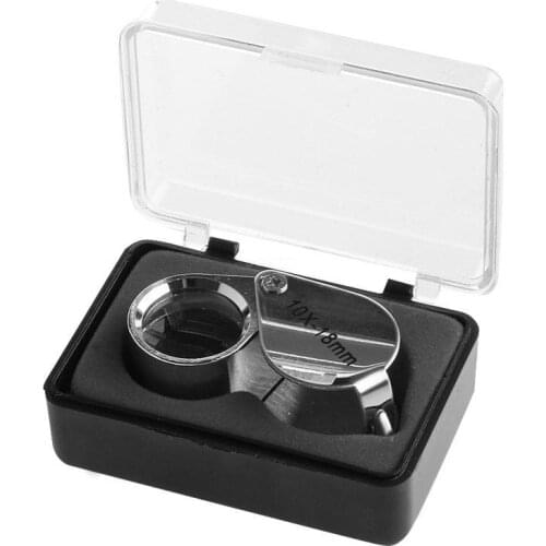 OOTDTY Mini 10X 20X Glass Magnifying Magnifier Jeweler Eye Jewelry Loupe Loop Hot