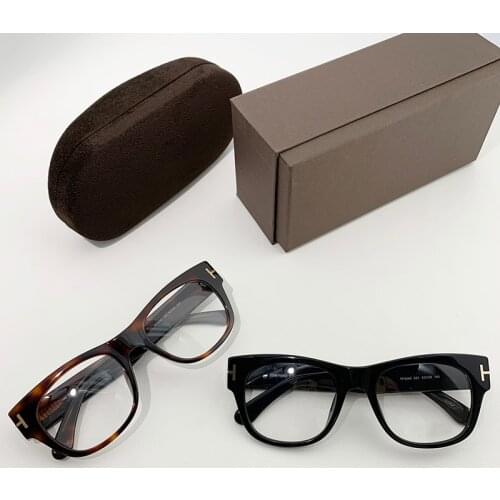 Retro Glasses Frame Men Square Myopia Optical Prescription Eyeglass Frame Man Acetate Women Eyewear TF5040