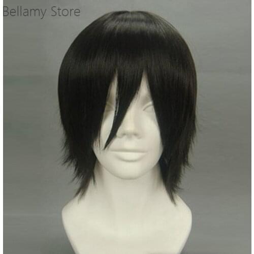 Cosplay Wig Inspired by Code Geass Zero Lelouch Lamperouge short black wigs