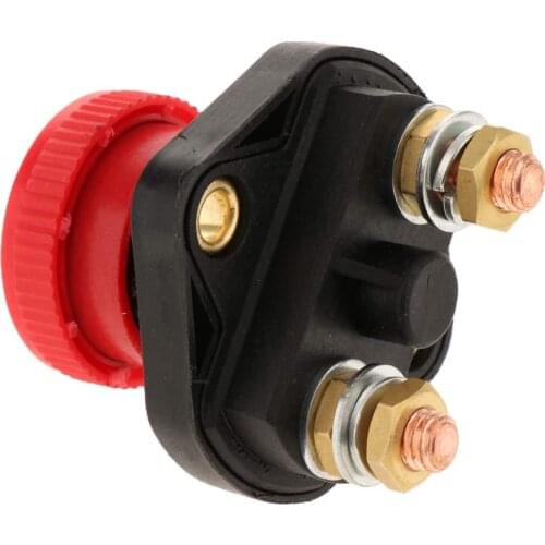 Car Van Truck Boat Battery Power Disconnect Rotary Isolator Kill on/off Switch Water-resistant Compatible with Auto Vehicles
