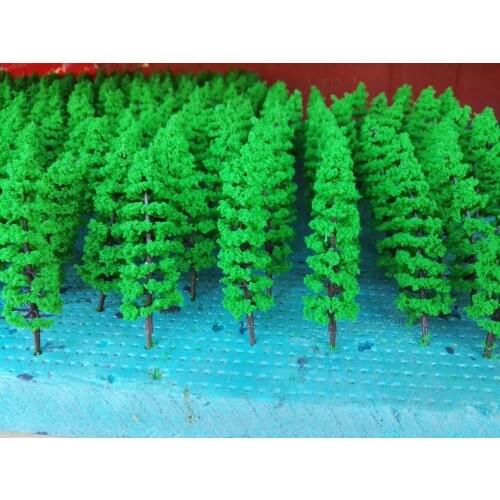 TC50 Layout Model Train Trees Scale 50mm 300pcs