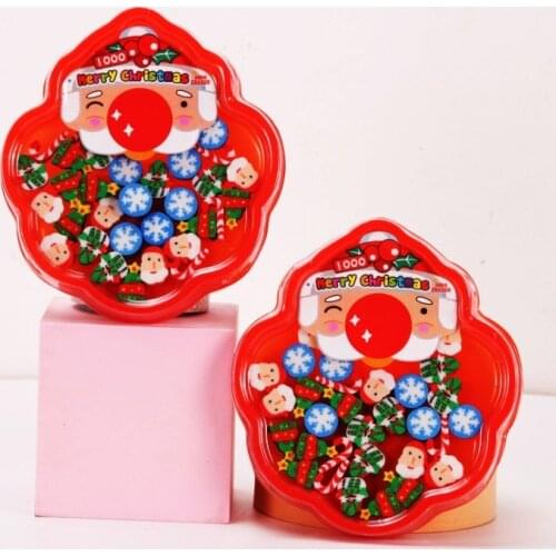 Christmas Erasers Cartoon Xmas Tree Eraser Student Children Rubber Learning Office Supplies Eraser For School And Office Gifts