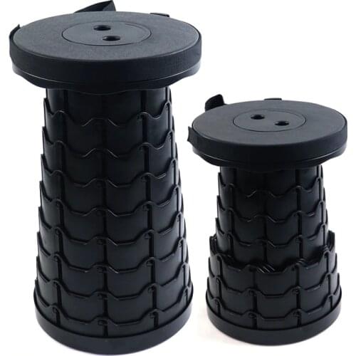 Folding Stools Camping Retractable Plastic Chair Portable Lightweight Collapsable for Adults Kids Fishing Max Load 330lbs