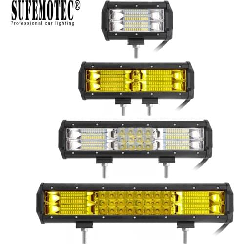 5" 9" 12 Inch LED Light Bar 12V 24V Flood Combo Beam Work Lights For ATV 4X4 Offroad Truck Boat Pickup Motorcycle Driving Lamp