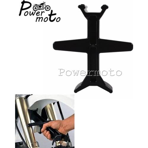 Universal 8"-11" Front Fork Motorcycle Black Dirt Bike Fork Support Brace mini Transportation Motocross For Yamaha Honda