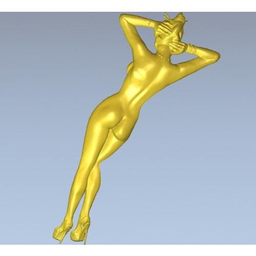 High quality New 3D model for cnc 3D carved figure sculpture machine in STL file woman