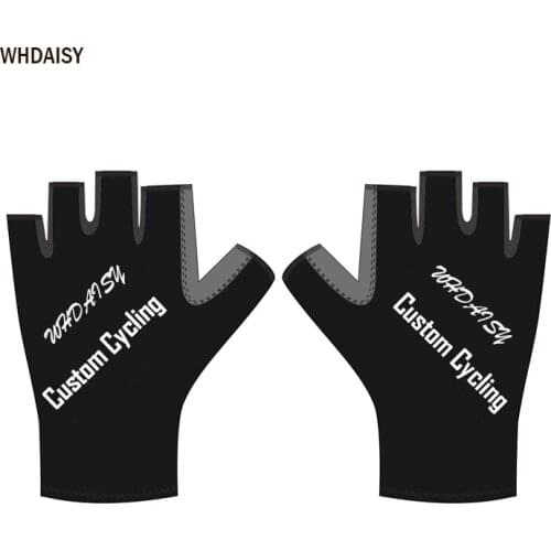 WHDAISY Customized Road Bike Gloves Half Fingers Bicycle Gloves Cycling Accessories Men and Women