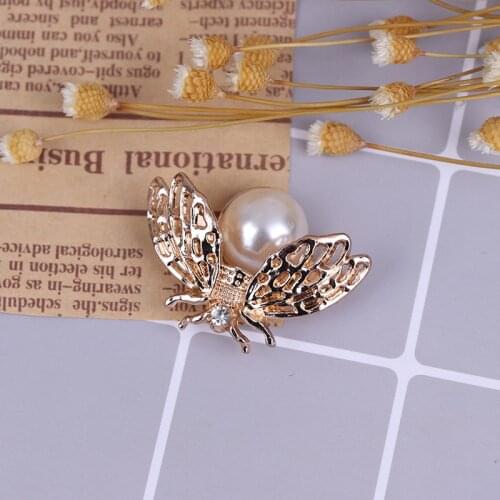 1PCS Faux Pearl Shoe Clips Decorative Accessories Buckle Crystal Shoe Clip Decoration Bridal Shoes Rhinestone Clip