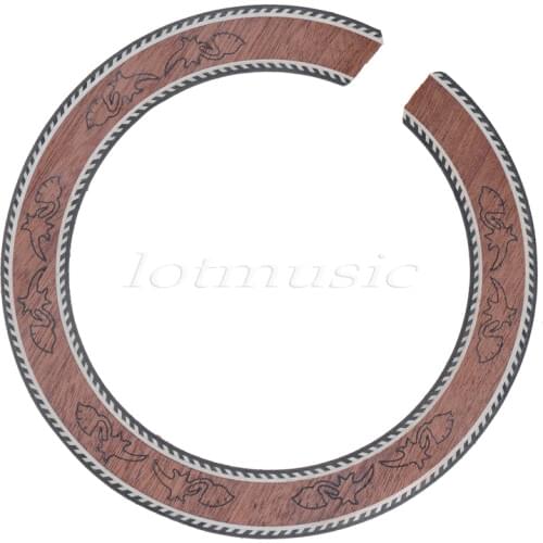 1pc new Soundhole Rosette Sapele Inlay Fits For Acoustic Guitar Rosette Parts
