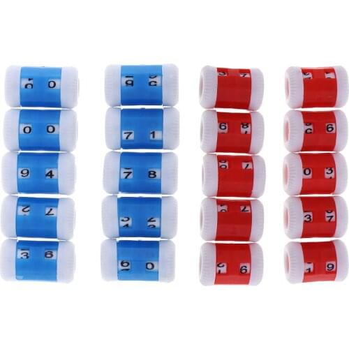 10 Pieces Knitting Needle Row Counter Round Crochet Weaving Stitch Marker Tools