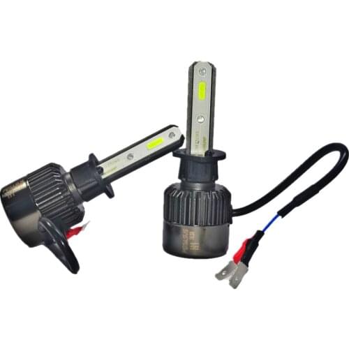 2Pcs COB LED MINI Size H1 42W 8000LM 6500K Super White LED Car Headlights Bulbs Automobile Front Fog Light Low Light DRL Lamp