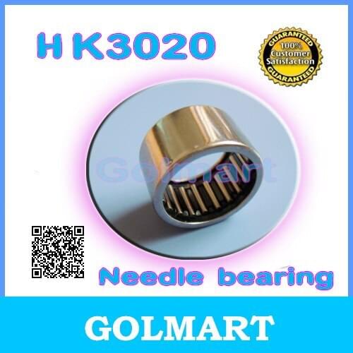 20pcs HK3020 Shell Type Needle Roller Bearings 30x37x20mm for 30mm shaft