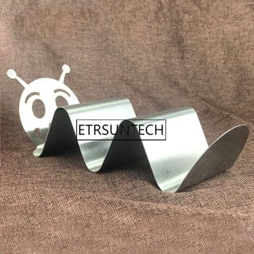 40pcs Stainless Steel Taco Rack Display Food Stand Portable Restaurant Kitchen Storage Taco Holder Pie Tool