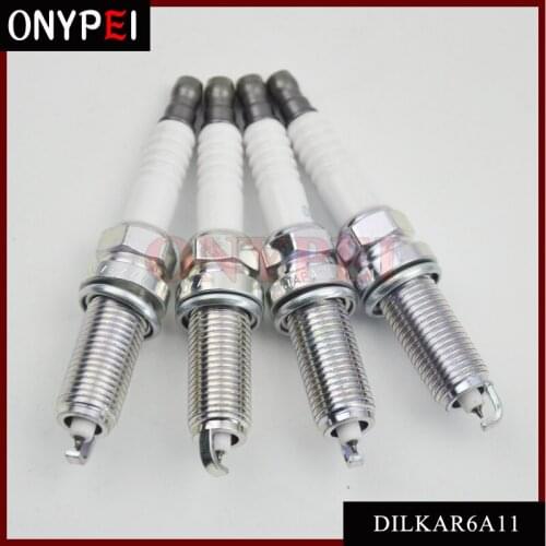 4x Iridium Spark Plug 22401-JA01B DILKAR6A11 For Nissan Altima Rogue Sentra 22401JA01B DILKAR6A-11