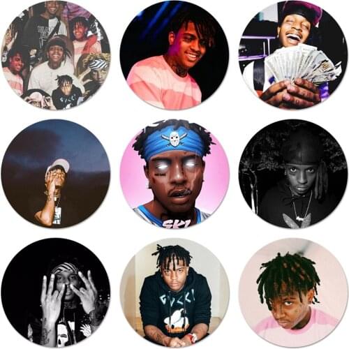 58mm Ski Mask Slump God Icons Pins Badge Decoration Brooches Metal Badges For Backpack Decoration