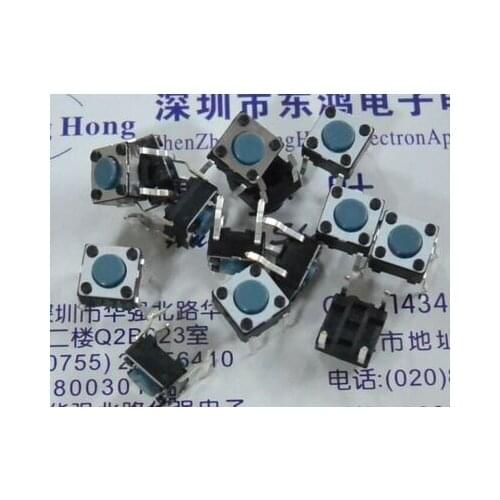 6*6*4.3 Touch switch SKHH Blue button 4 pin free shipping