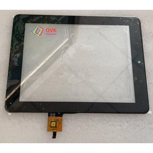 Black touch screen for 3Q Qoo! q-pad QS0815C Capacitive touch screen panel repair replacement parts free shipping