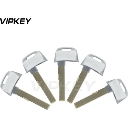REMOTEKEY 5pcs Smart Emergency car Key blade HU66 for Audi 2017 2018