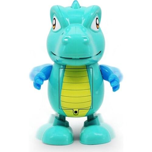 Electronic Dancing Robot Cartoon Cute Animal Dinosaur with Light and Music Dancing Robot Children Toy for Kids Gift