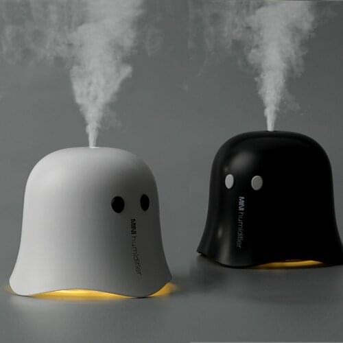 ELOOLE 220 ML USB Humidifier Air Purifier Cute Cartoons Spray Mist Humidification Pink White Black Color For Home Room Office