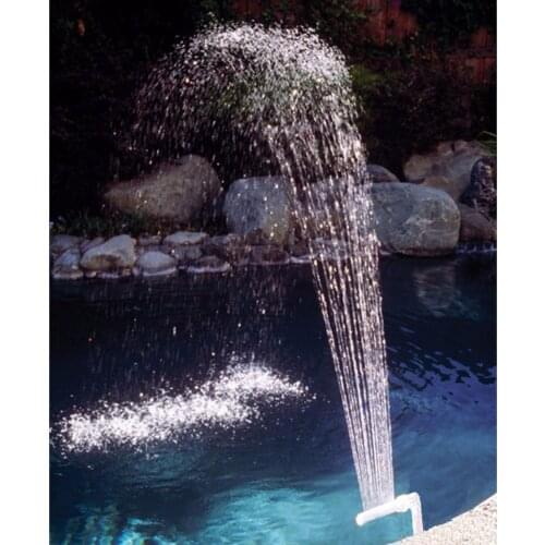 Pool Waterfall Fountain Ground Above Water Feature Spray Adjustable Direction & Height Pool Waterfall Fountain