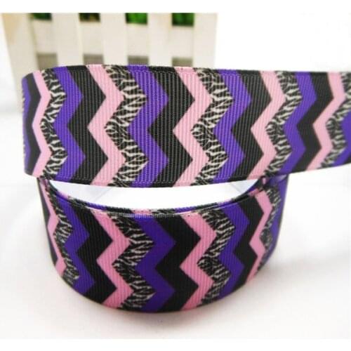 IuBuFiGo ribbon 7/8"(22mm) Wave Printed Grosgrain Ribbon DIY handmade stain ribbons 50 yards/roll X-2122 Free shipping