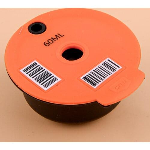 60ml New Food Grade PPCoffee Capsule Filter Pod Cup Lid Refillable Reusable Maker Fit for Bosch Tassimo