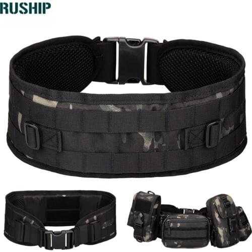 Molle System Tactics Girdle Waist Bag EDC Molle Military Equipment Belt Bag Men Small Army Bag Holder Tactics Hunting Pouch Bag
