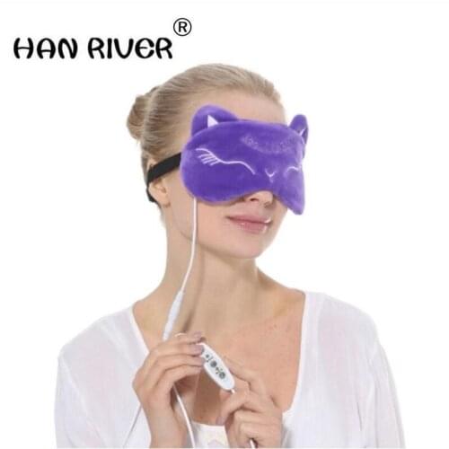 New free shipping steam eye mask USB time adjustable temperature hot compress shading sleep patch electric heating, the gift of