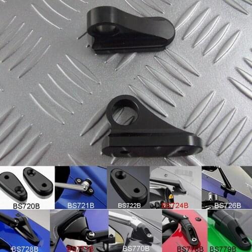 Motorcycle rearview mirror fairing adapter Conversion Code For Yamaha R1 2002 2003 2004 2005 2006 2007 2008