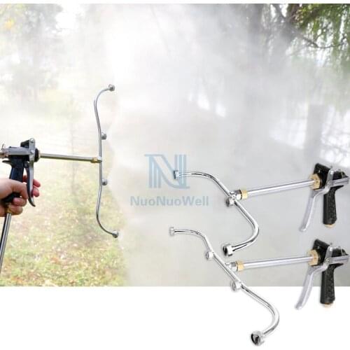 One Set High Pressure Sector Nozzle Fan-shaped Spray Gun Garden Irrigation Fog Sprinkler Head Agricultural sprayer