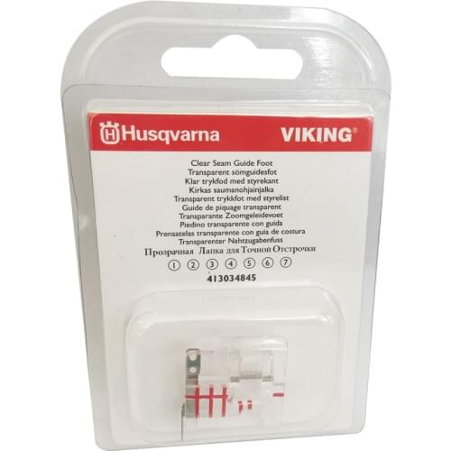 Clear Seam Guide Foot For Husqvarna Viking 1-7 Quilt Designer,Opal 690Q #4130348-45 413034845