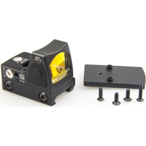 Trijicon Reflex Adjustable Mini Red Dot Sight Scope for Airsoft Shooting