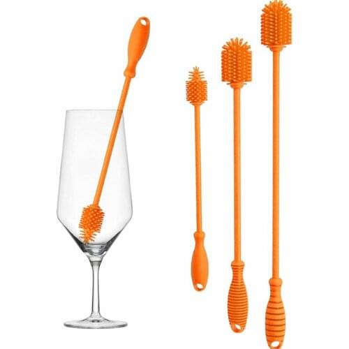 Bottle Cleaner Brushes Water Bottle Cleaning Brush with Long Handle for Cleaning Baby Bottles Glassware Plastic Water Bottles