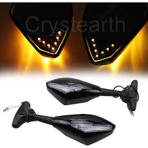 Motorcycle LED Turn Signal Rear View Side Mirror For Honda CBR600 F1/F2/F3/F4/F4i CBR600RR CBR1000RR CBR 900/929/954 CBR900RR