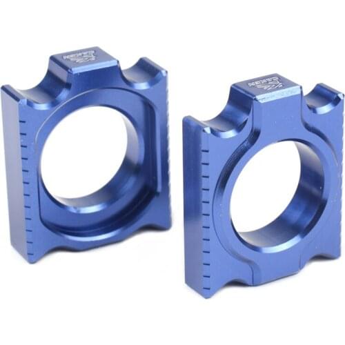 Yamaha CNC Billet Axle Block Chain Adjuster For YZ250F 12-16 YZ450F 10-16 Dirt Bike MX Motocross Off Road Motorcycle