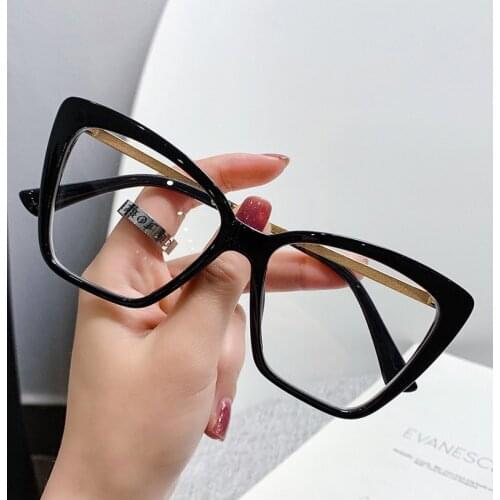 Anti Blue Light Glasses Women Cat eye Vintage Computer Gafas Men Eyeglasses Optical Glass De Sol Frame Gaming Spectacles
