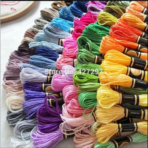 1 Lot=100 Pieces Cross Stitch Yarn Floss Thread--Choose Your Own Colors