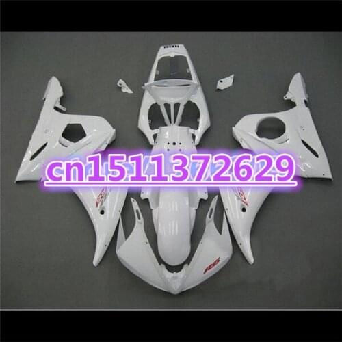 100%NEW ABS Fairing bodywork for YZF R6 2003 2004 2005 YZF-R6 03 04 05 white silver YZFR6 600 03-05 fairing kit-Dor D