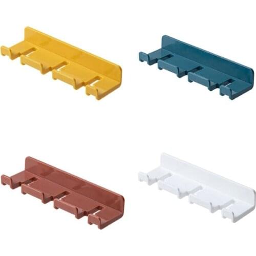 2x Bathroom Kitchen Toothbrush Shaver Razor Wall Sucker Hook Charging Plug Phone Stand Traceless Hanger