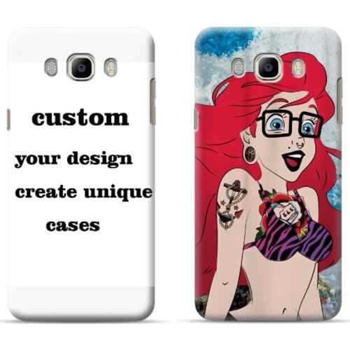 A Cartoon Girl Phone Case Custom Print for Samsung J5/J6/J7/J8 For Samsung Series Full Wrap Printing Cases Drop ship support