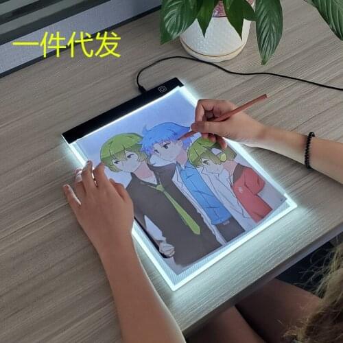 A4 Level Dimmable Led Drawing Copy Pad Board Childrens Toy Painting Educational Kids Grow Playmates Creative Gifts For Children