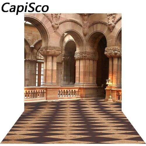 Capisco Old Palace Interior Scenic Photographic Backgrounds Customized Photography Backdrops For Photo Studio