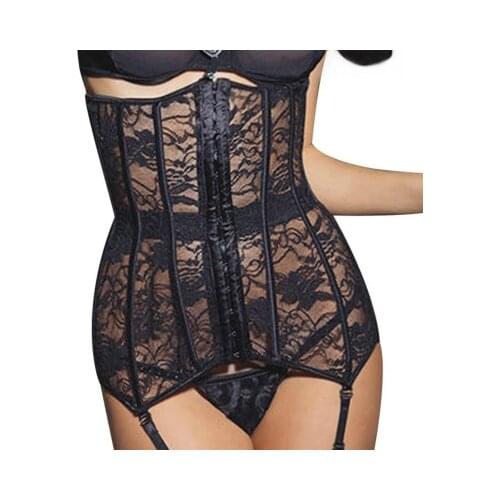 Women Body Shaper Gothic Sexy Lingerie Slimming Waist Trainer Latex Bodysuit Corset Shapewear Butt Lifter Tummy Bodyshaper