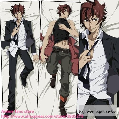 Cool Japanese Anime Pillowcase Zettai Karen Children Hyoubu Kyousuke BL pillow case decorative Hugging Body Bedding