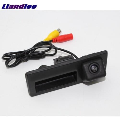 LiandLee Car Trunk Handle Rear View Reversing Parking Camera For Cayenne 92A 2011~2017