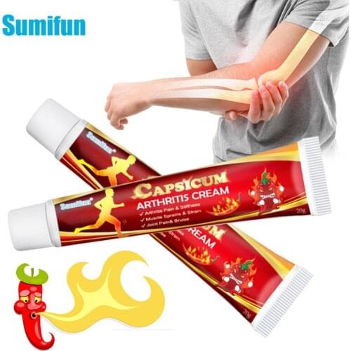 1pc Hot Capsicum Pain Relief Cream Rheumatoid Arthritis joint Knee Shoulder Neck Orthopedic Plaster Medical Ointment Health Care
